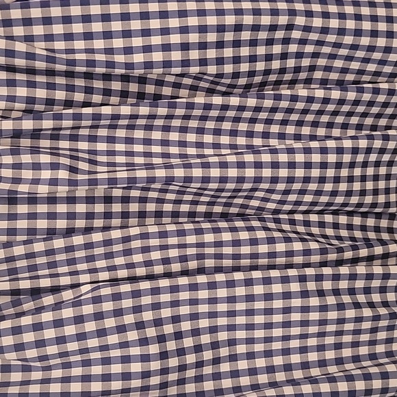 *** SOLD *** Blue and White Checked Crop Top - Picture 2 of 2